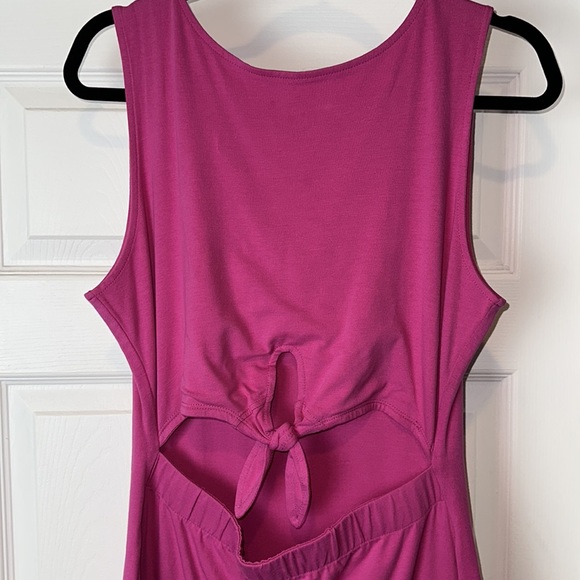 🦋🦋BUFFALO DAVID BITTON FAUX TWO PIECES PINK COTTON DRESS🦋🦋 - Picture 7 of 14